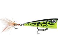 Rapala - Señuelo de Pesca X-Light Pop, tamaño: 4 cm/4,5 g, Flotante para Agua Dulce, Profundidad de nado: Superficie, Aparejo de Pesca de plástico, Lime Frog LF