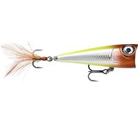 Rapala - Señuelo de Pesca X-Light Pop, tamaño: 4 cm/4,5 g, señuelo Flotante de Agua Dulce, Profundidad de nado: Superficie, Aparejo de Pesca de plástico, Color CLN Payaso