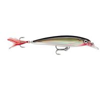 Rapala - Señuelo de Pesca X Rap - Material de Pesca con Perfil 3D, Teaser Plumas y Brill - Señuelo Pesca de Agua Dulce - Profundidad de Nado 1,2-1,8m - 10cm/13g - Hecho en Estonia - Silver