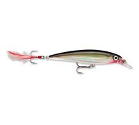 Rapala - Señuelo de Pesca X Rap - Material de Pesca con Perfil 3D, Teaser Plumas y Brill - Señuelo Pesca de Agua Dulce - Profundidad de Nado 1,2-1,8m - 10cm/13g - Hecho en Estonia - Silver