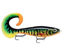 Rapala - Señuelo de Pesca X-Rap Otus - Material de Pesca con Cuerpo ABS y Cola Blanda PVC - Señuelo Pesca de Agua Dulce - Profundidad de Nado 0,5-1m - 17cm/40g - Hecho en Estonia - Hot Tiger Pike