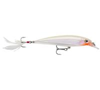 Rapala - Señuelo de Pesca X-Rap, tamaño: 8 cm/7 g, señuelo suspendido para Agua Dulce y Salada, Profundidad: 0,9-1,5 m, Aparejo de Pesca de plástico, Glow Ghost GLGH
