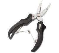 Rapala - Tijeras de Anilla Partida RSRS, práctico Equipo de Pesca, tamaño Compacto, Color Plata, Ideal para Amantes de la Pesca