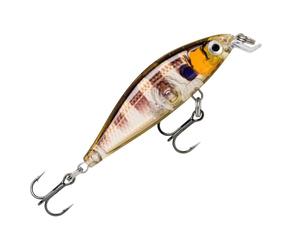 Rapala X-Light Minnow 5cm 4g - Wobbler, cebo rígido, Twitchbait, Minnow para pesca de perca, cebo rígido para pesca con señuelo, Color: Glassy Gill UV