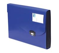 Rapesco 0675 Carpeta Archivadora Tipo Acordeón con 7 Compartimentos, A4+, Azul