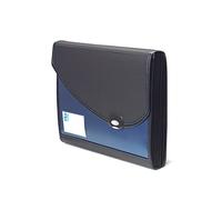 Rapesco 0679 Carpeta Archivadora Tipo Acordeón con 7 Compartimentos y Asa, A4+, Azul