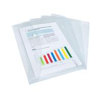 Rapesco 0695 Carpetas Sobre Portafolios, A4+, Transparente, Paquete de 5