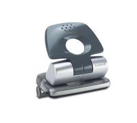 Rapesco 0724 Zero-20 Perforadora de 2 Agujeros, 20 Hojas de Capacidad, Gris y Negro