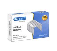 Rapesco 0749 Grapas Galvanizadas 53/6 mm, Caja de 5000