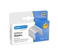 Rapesco 0751 Grapas Galvanizadas 53/6 mm, Caja de 2000