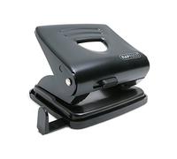 Rapesco Perforadora metálica 1030 (825) de 2 agujeros – 25 hojas de capacidad – Negro