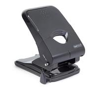 Rapesco 1233 X5-50ps Perforadora de 2 Agujeros Menos Esfuerzo, Capacidad 50 Hojas, Negro