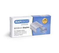 Rapesco 1235 Grapas Galvanizadas Profesionales 923/6 mm, Caja de 1000