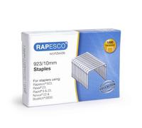 Rapesco 1237 Grapas Galvanizadas Profesionales Tipo 923/10 mm, Paquete de 1000