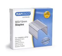 Rapesco 1239 Grapas Galvanizadas Profesionales Tipo 923/15 mm, Paquete de 1000