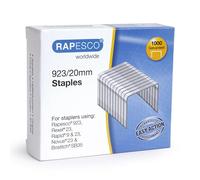 Rapesco 1241 Grapas Galvanizadas Profesionales Tipo 923/20 mm, Paquete de 1000