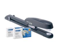 Rapesco 1281 ECO 790 Grapadora de Brazo Largo de Gruesos con 10.000 Grapas Tipo 26/8mm, Capacidad de 50 Hojas, Gris