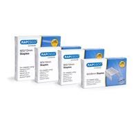 Rapesco 1317 Grapas Galvanizadas 923, Tipo 23, Profesionales de 8, 10 y 12 mm, Caja con 4000