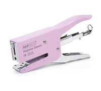 Rapesco 1345 Porpoise Grapadora Clásica de Tenaza, Capacidad para 45 Hojas, Rosa