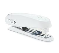 Rapesco 1390 ECO Spinna Grapadora de Carga Frontal, Capacidad para 50 Hojas, Blanco Mate