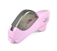 Rapesco 1441 SupaCut Dispensador de Cinta Adhesiva con 2 Rollos de Cinta, Rosa