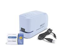 Rapesco 1452 Grapadora Eléctrica Automática 626EL y 1000 Grapas, Celeste