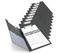 Rapesco 1520A Carpeta Portapapeles Pinza y Tapa, A4, Negro, 10 Unidades | Business