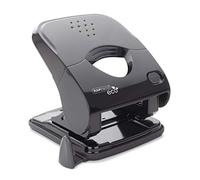 Rapesco 1523 ECO X5-30ps Perforadora de 2 Agujeros Menos Esfuerzo, 30 Hojas de Capacidad, Negro