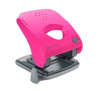 Rapesco 1527 X5-40ps Perforadora de 2 Agujeros y Esfuerzo Reducido, Capacidad 40 Hojas, Fucsia
