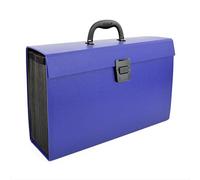 Rapesco 1553 Maletín Organizador Expandible tipo Acordeón con 19 Compartimientos, A4+, Azul