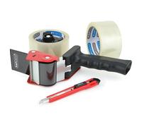 Rapesco 1557 Germ-Savvy Antibacteriano Dispensador de Cinta de Embalaje 960 con 2 Rollos de Cinta Transparente