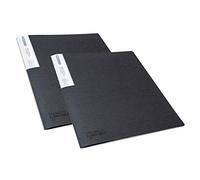Rapesco 1643 Carpeta de Presentación con 20 Fundas, Protección Antibacteriana, A4, Negro, 2 Carpetas