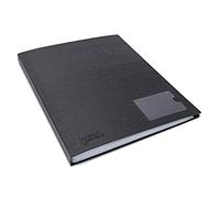 Rapesco 1651 Germ-Savvy Antibacteriano, Carpeta de Fundas A4 en Polipropileno, 50 Fundas, Negro