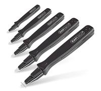 Rapesco 1737 Confección Business: Quitagrapas de Oficina Modelo 101, Negro, Paquete de 5