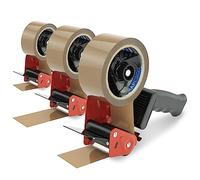Rapesco 1742 3 Dispensadores Cinta de Embalaje 960 y 3 Rollos Marrones