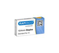 Rapesco AP510VZ3 Grapas Galvanizadas Tipo 10/4 mm, Paquete de 1000