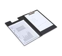Rapesco CD1L00B2 Portapapeles Plegable con Pinza de Gran Capacidad, A4, Negro