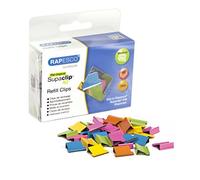 Rapesco CP15040M Supaclip 40 Recarga Clips, Colores Surtidos, Caja de 150