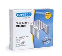 RAPESCO - Lote de 3 cajas de 1000 grapas galvanizadas 923/17 mm tipo 23