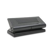 Rapesco PF66P0B1 Perforadora Ajustable 6 Agujeros, Capacidad 8 Hojas