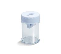 Rapesco R34DCDB2 Sacapuntas de Doble Agujero para Lapices de 6 mm a 8 mm, Transparente