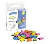 Rapesco RC4050MC Supaclip 40 Clips de Recarga, Colores Surtidos, Paquete de 50