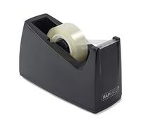 Rapesco RPTD30BK Dispensador de Cinta Adhesiva 300, sin Rollo, Negro