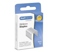 Rapesco S2662MA3 Grapas Galvanizadas Tipo 26/6 mm (No.56), Paquete de 2000