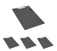 Rapesco VSTCB0B3 Portapapeles Estándar, A4+, Negro (Paquete de 4)