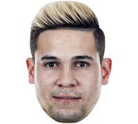 Raphaël Guerreiro (Smile) Big Head. Máscara más grande que la vida.