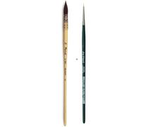 Raphael - Pincel de acuarela (1 unidad), color gris puro para montar en pluma, serie 803 No.0/2 y 1 pieza Nova-Synthetik 1570