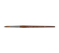 Raphael Precision Synthetic Sable, Watercolor and Mixed Media Brush, Short Handle, Series 8504, Round, Size 6