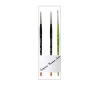 Raphael Series 8404 - Pincel rojo,kolinsky rojo arena - Pincel tamaño 0 - Set 2 unidades