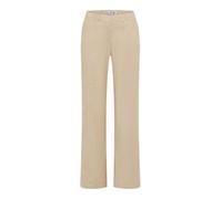 Raphaela by Brax Pam Flared Linen Stretch Pantalones de Vestir, 56 Beige, 32W / 32L Mujeres